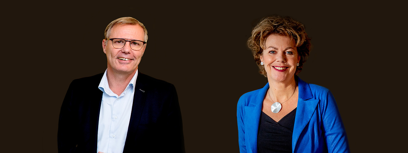 Han Busker en Ingrid Thijssen, voorzitters van de FNV en VNO-NCW