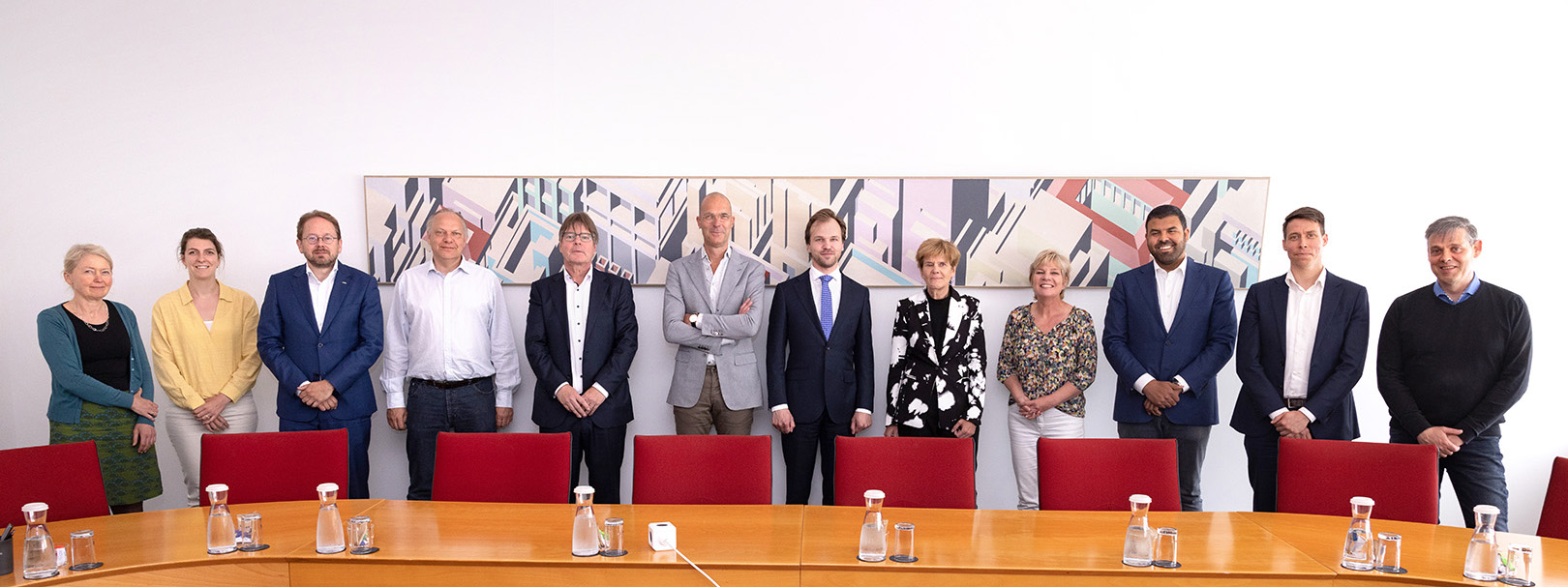 Leden en secretariaat van de Agendacommissie van de Stichting van de Arbeid